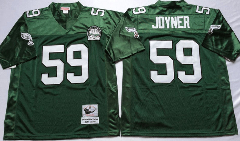 Seth Joyner Philadelphia Eagles green Throwback jersey