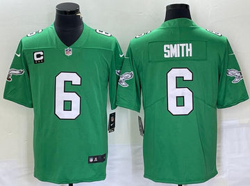 DeVonta Smith Philadelphia Eagles green Vapor jersey