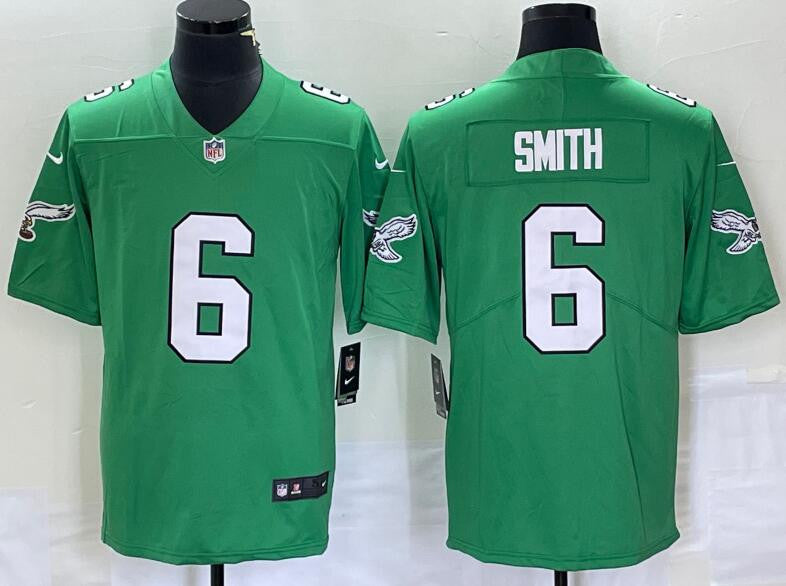 DeVonta Smith Philadelphia Eagles green Vapor jersey