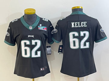 Jason Kelce Philadelphia Eagles black Vapor jersey