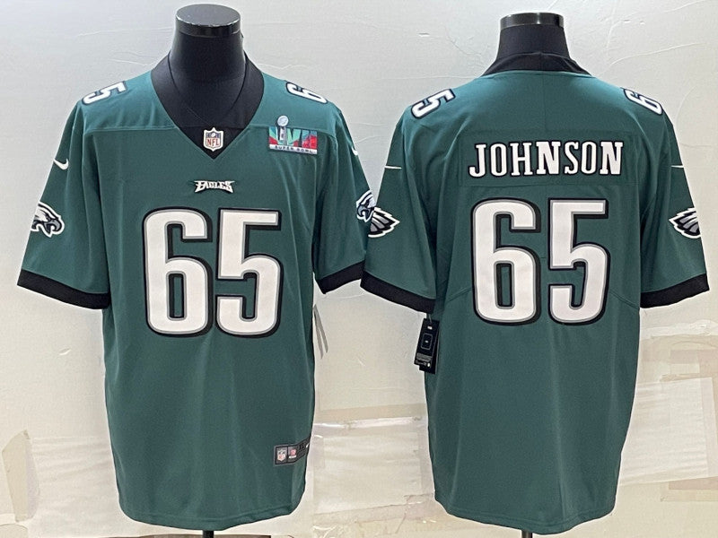 Lane Johnson Philadelphia Eagles green Vapor jersey