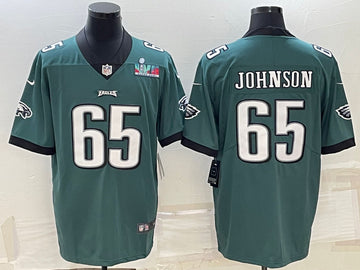 Lane Johnson Philadelphia Eagles green Vapor jersey