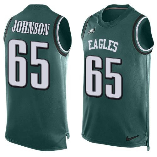 Lane Johnson Philadelphia Eagles green Limited jersey