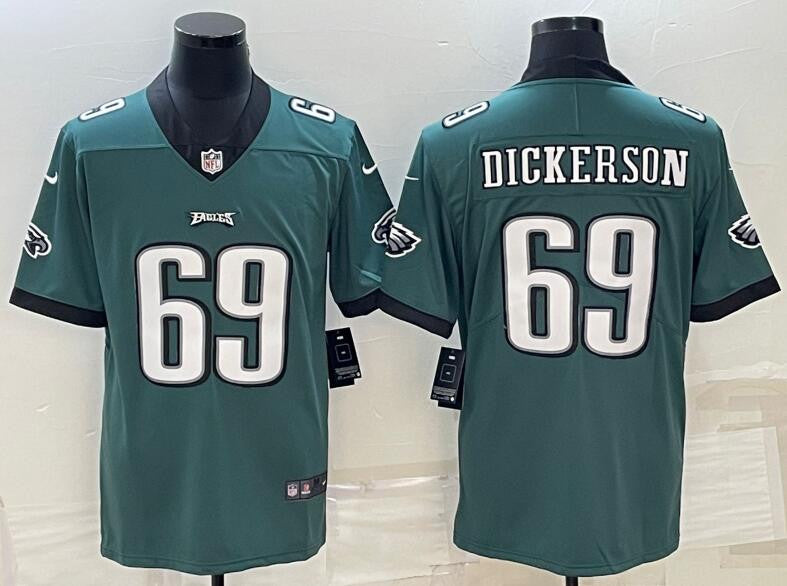 Landon Dickerson Philadelphia Eagles green Limited jersey