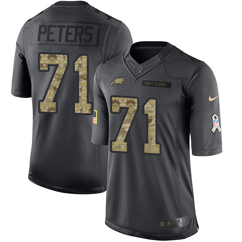 Jason Peters Philadelphia Eagles black Salute To Service jersey