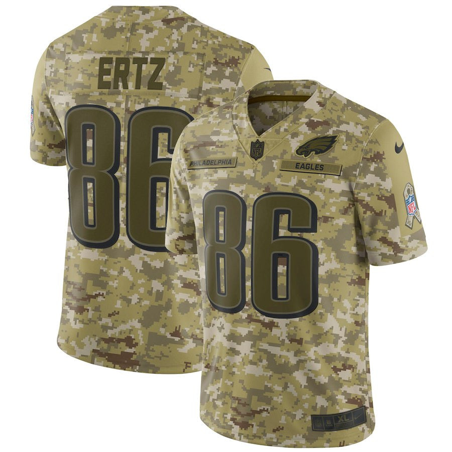 Zach Ertz Philadelphia Eagles camo Salute To Service jersey