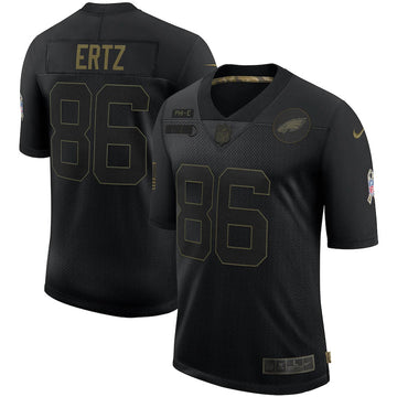 Zach Ertz Philadelphia Eagles black Salute To Service jersey