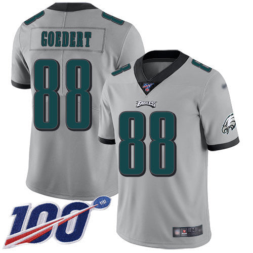 Dallas Goedert Philadelphia Eagles silver Inverted Legend jersey