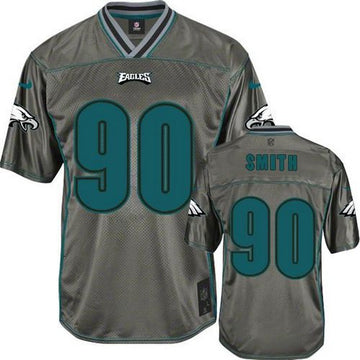 Marcus Smith Philadelphia Eagles grey Vapor jersey