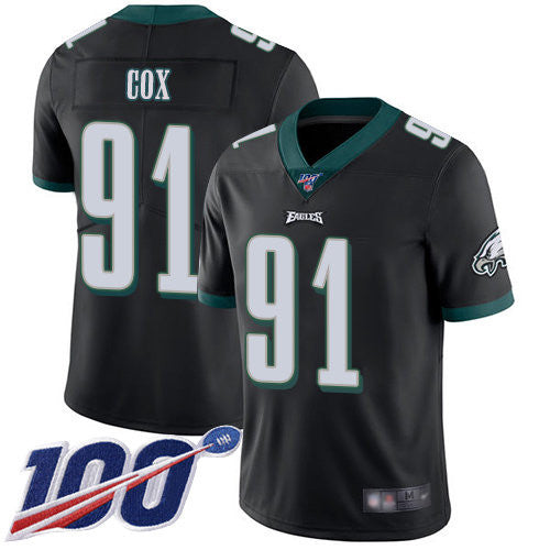 Fletcher Cox Philadelphia Eagles black Vapor jersey