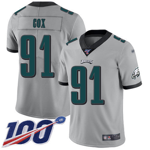 Fletcher Cox Philadelphia Eagles silver Inverted Legend jersey