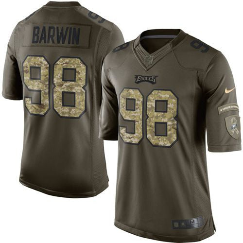 Connor Barwin Philadelphia Eagles green Salute To Service jersey
