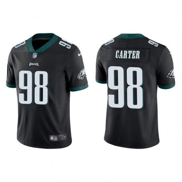 Jalen Carter Philadelphia Eagles black Limited jersey