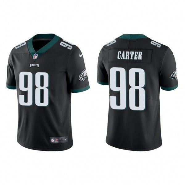 Jalen Carter Philadelphia Eagles black Limited jersey