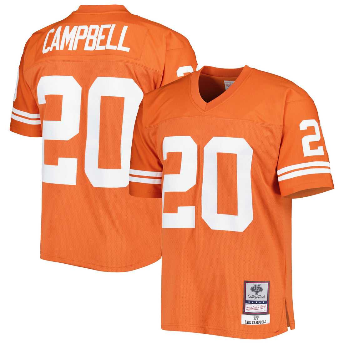 Earl Campbell Texas Longhorns orange Throwback jersey