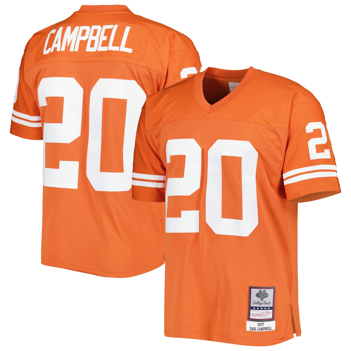 Earl Campbell Texas Longhorns orange Throwback jersey