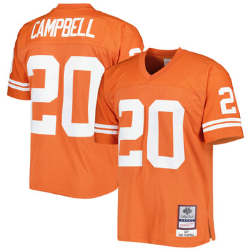Earl Campbell Texas Longhorns orange Throwback jersey