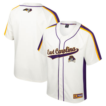 Colosseum Ruth Button-up ECU Pirates cream jersey
