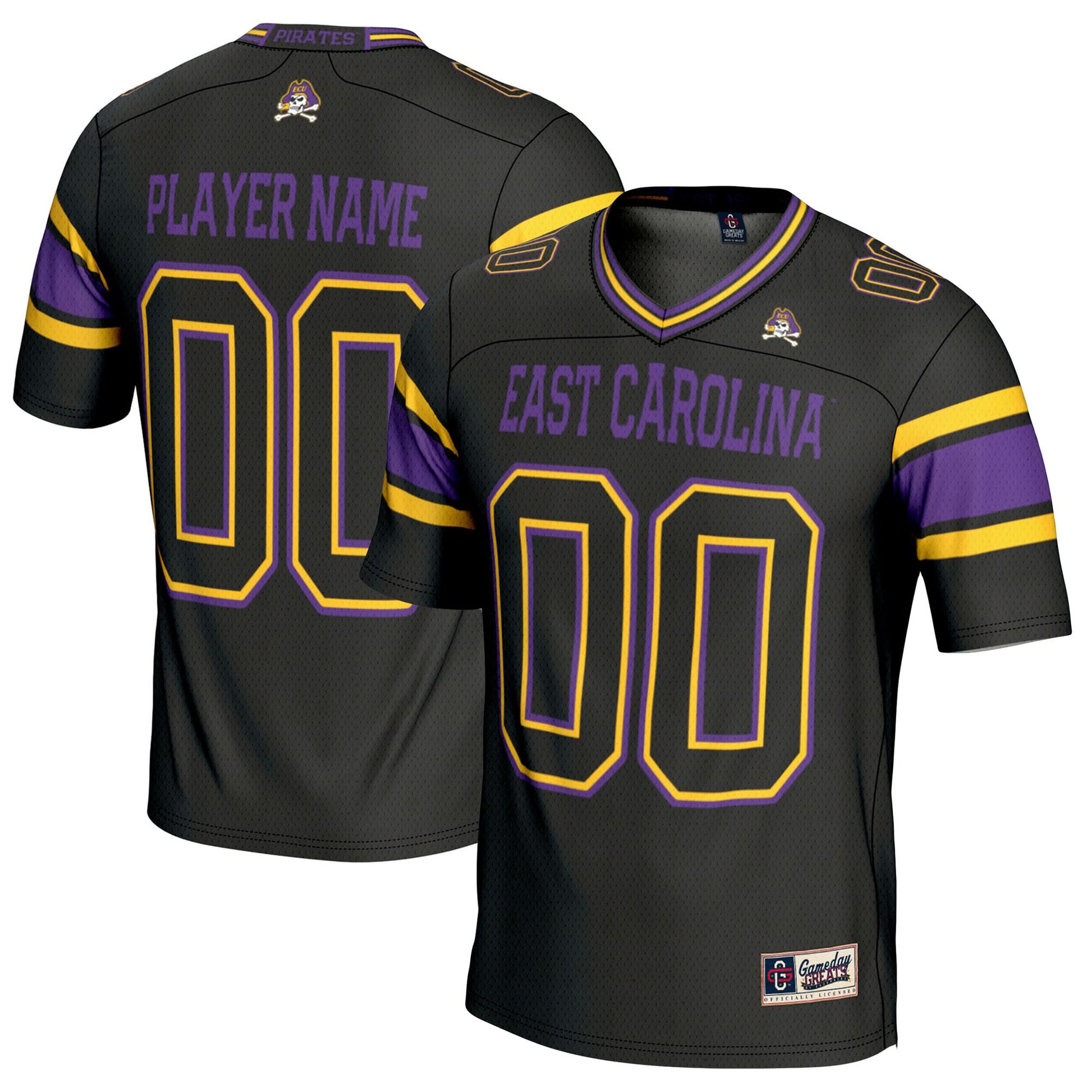 ECU Pirates black jersey
