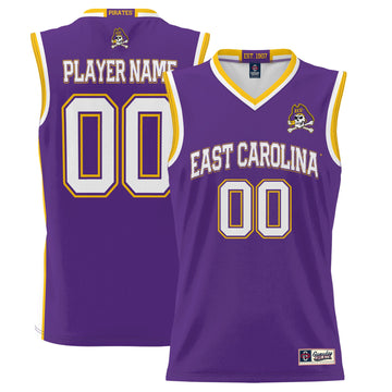 ECU Pirates purple jersey