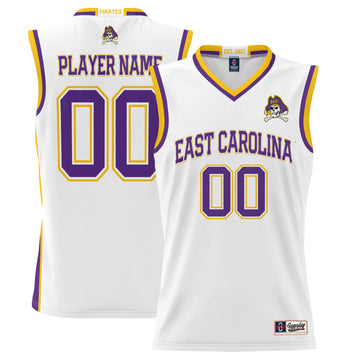 ECU Pirates white jersey