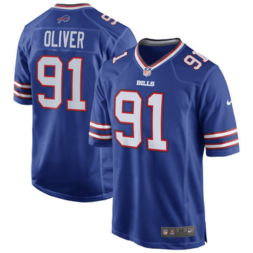 Ed Oliver Buffalo Bills royal Game jersey