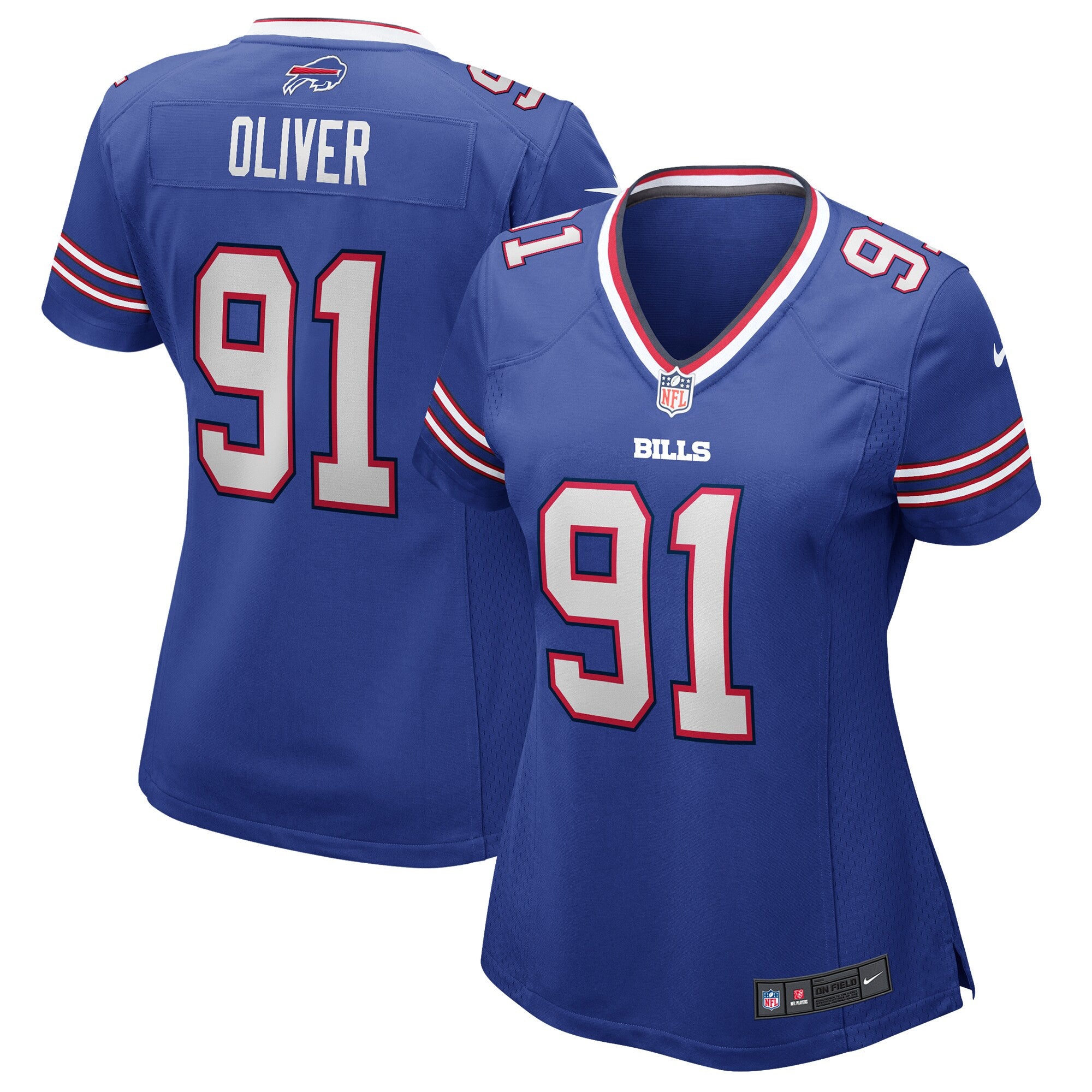 Ed Oliver Buffalo Bills royal jersey