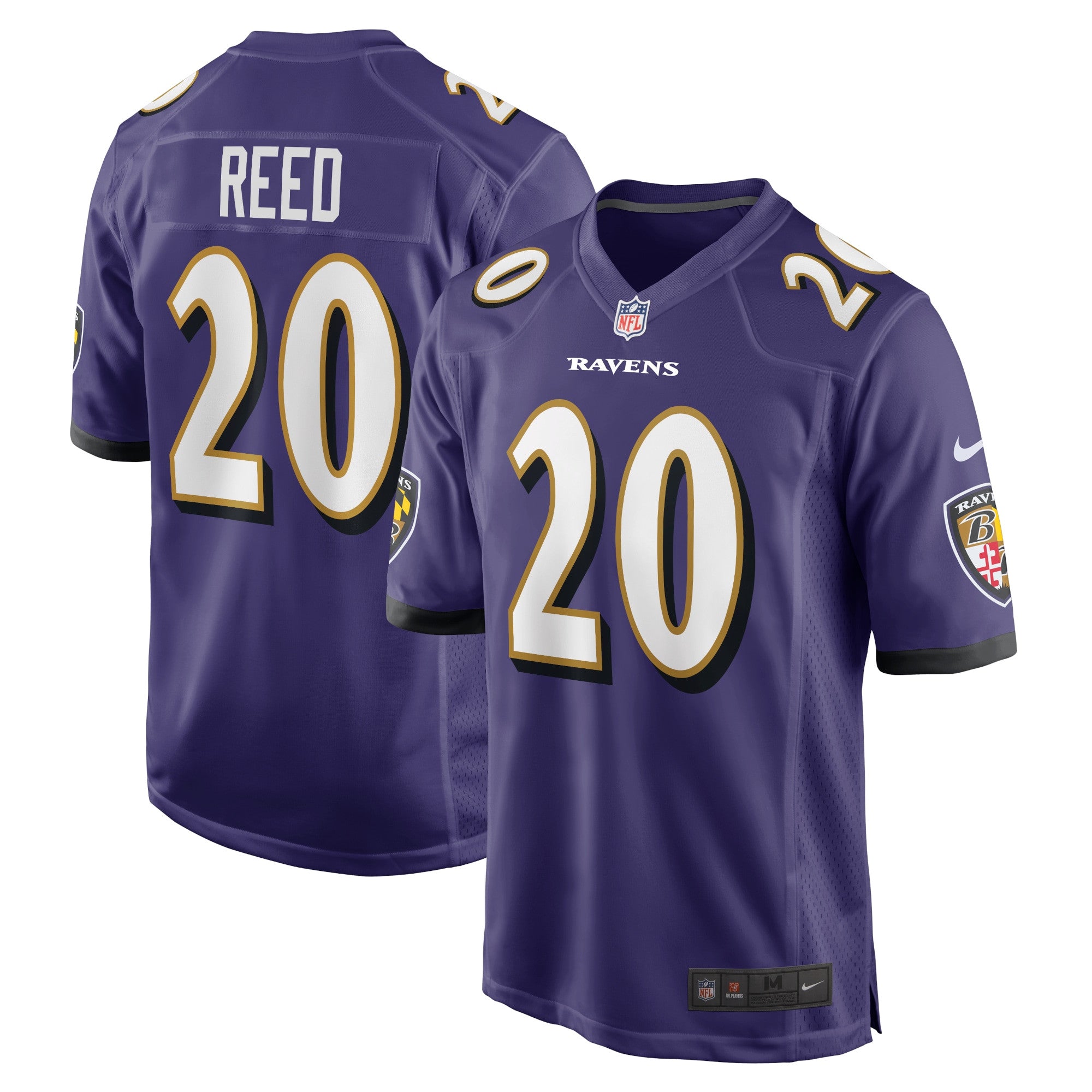 Ed Reed Baltimore Ravens purple jersey