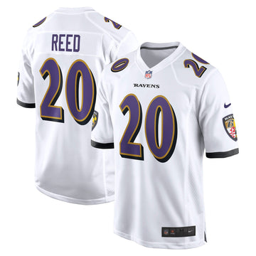 Ed Reed Baltimore Ravens white jersey
