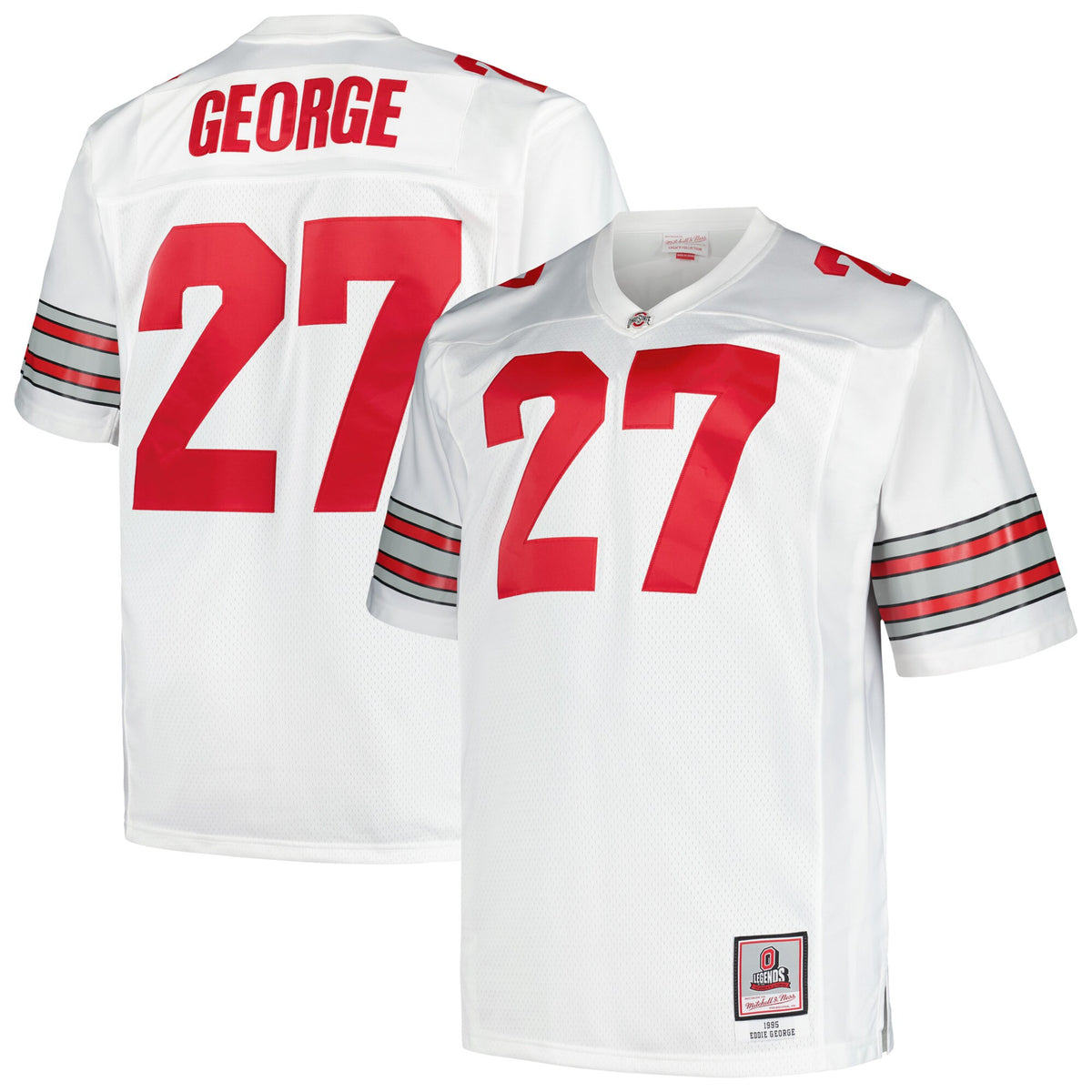Eddie George Ohio State Buckeyes white jersey
