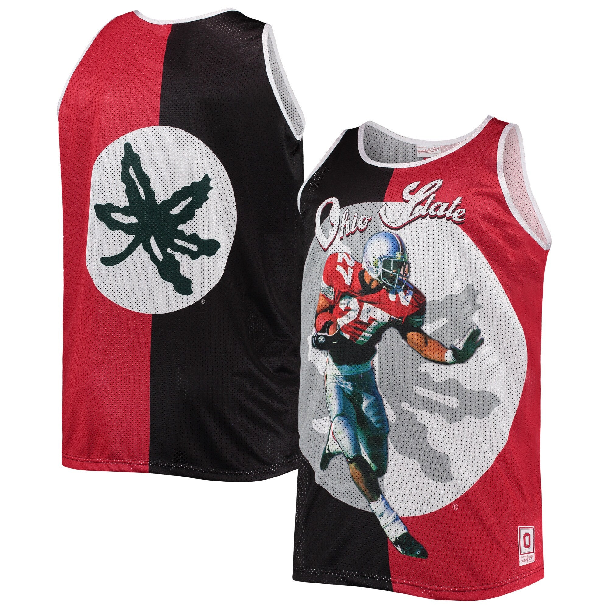 Eddie George Sublimated Tank Top Ohio State Buckeyes black jersey
