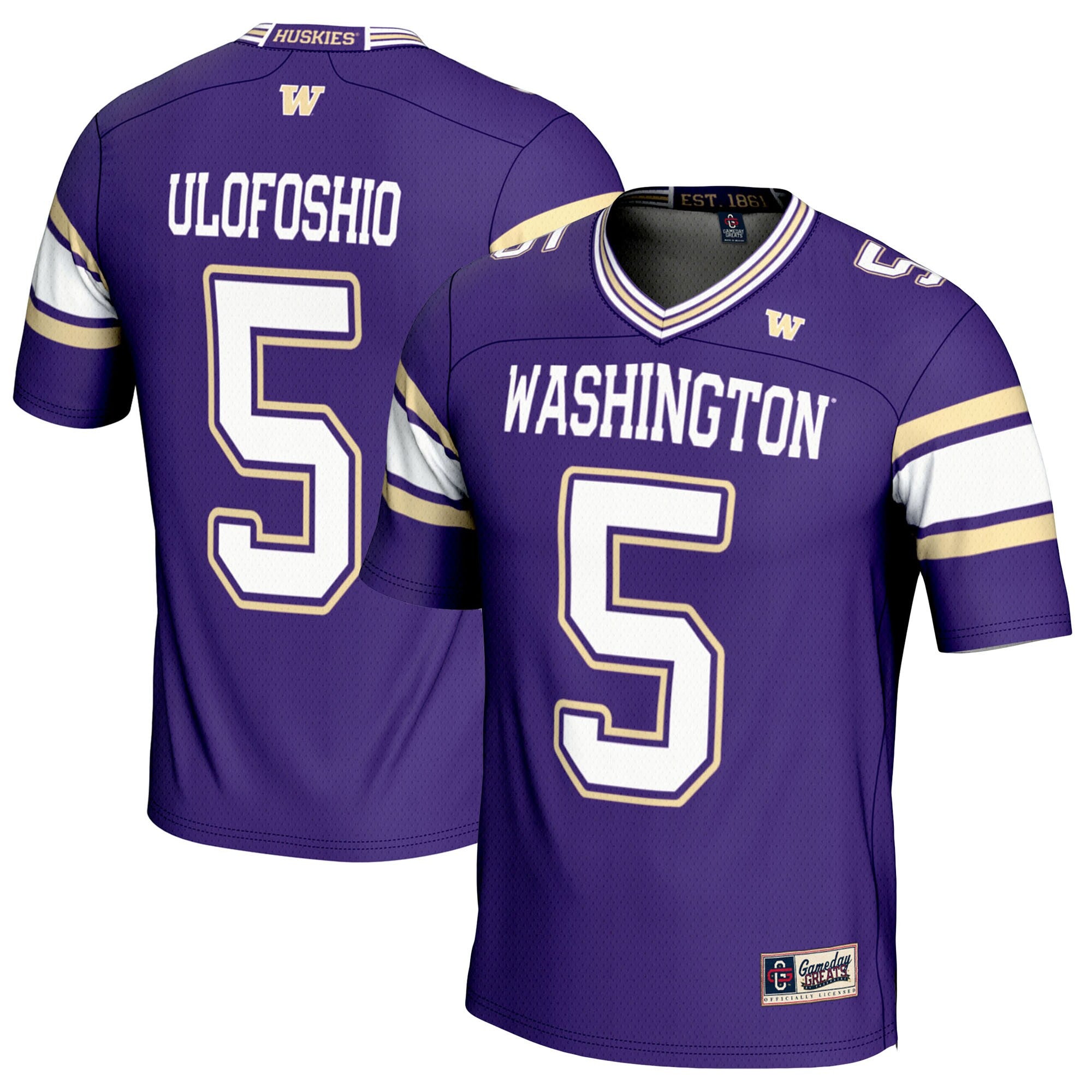 Edefuan Ulofoshio Washington Huskies purple jersey