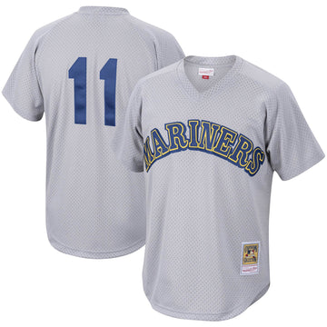 Edgar Martinez Seattle Mariners charcoal Cooperstown jersey