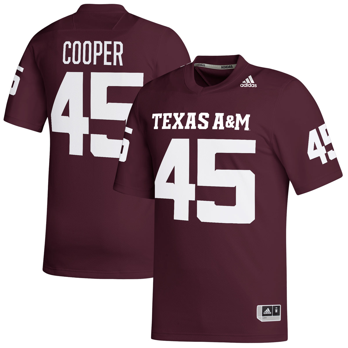 Edgerrin Cooper Texas A&M Aggies maroon jersey