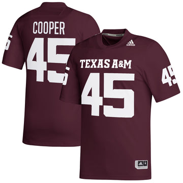 Edgerrin Cooper Texas A&M Aggies maroon jersey