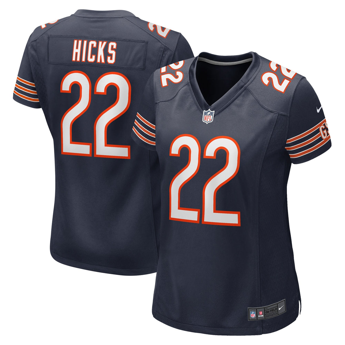 Elijah Hicks Chicago Bears navy jersey