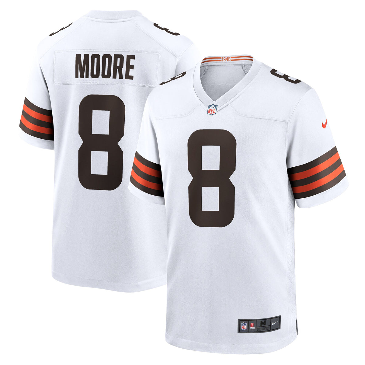 Elijah Moore Cleveland Browns white jersey