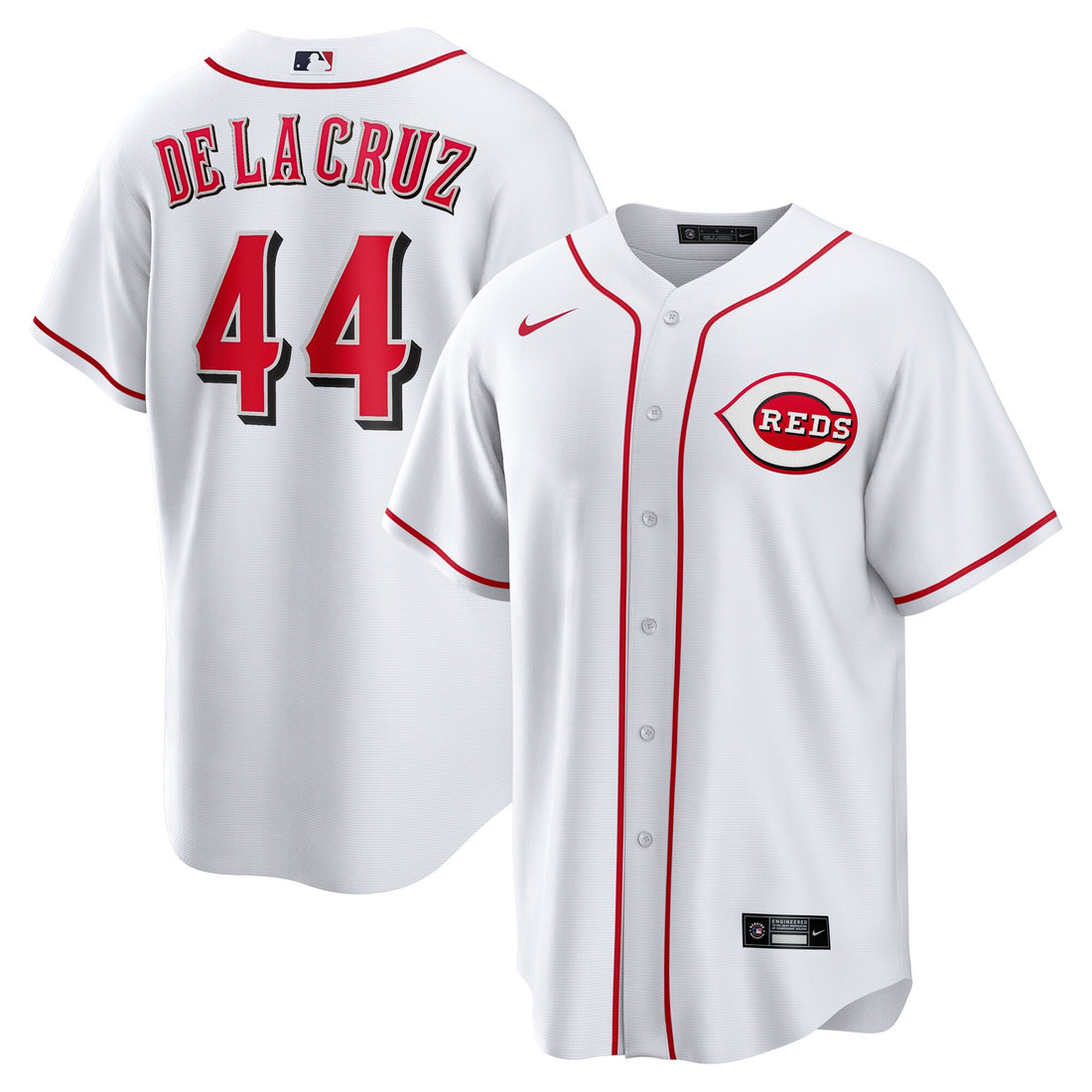 Elly De La Cruz Cincinnati Reds white Home jersey