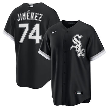 Eloy Jimenez Chicago White Sox black Alternate jersey