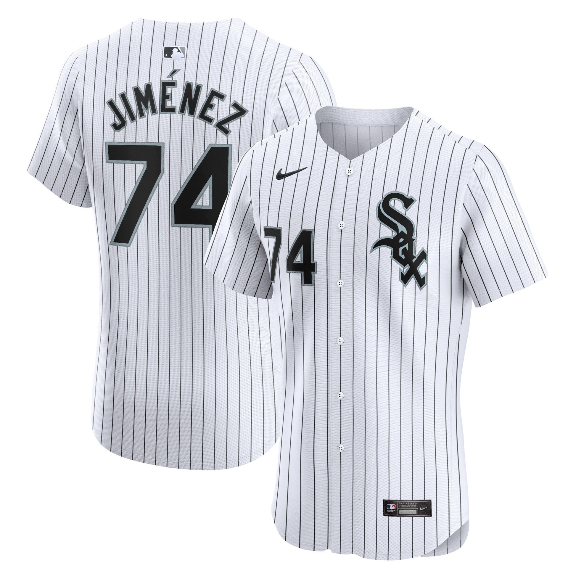 Eloy Jimenez Chicago White Sox white Elite jersey