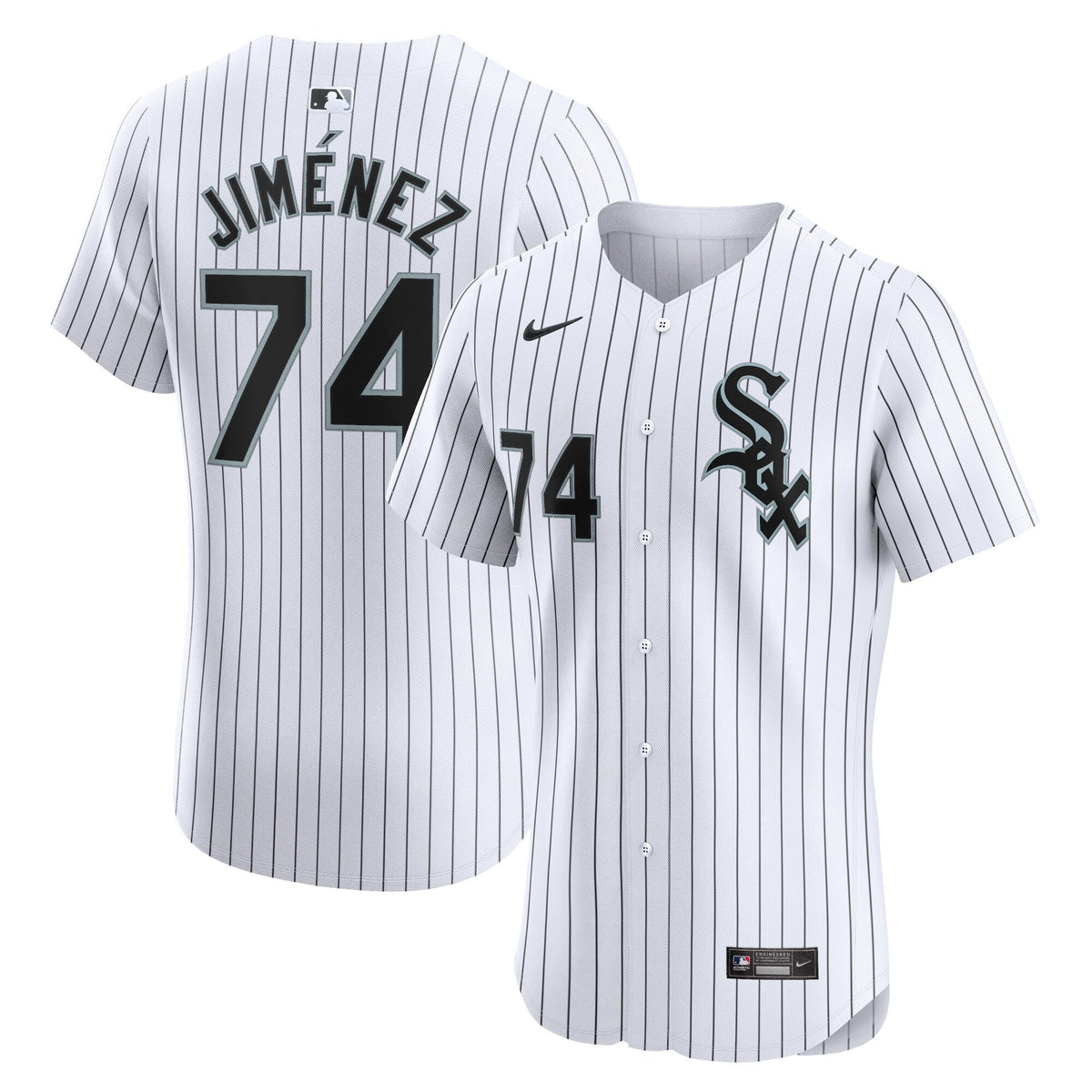 Eloy Jimenez Chicago White Sox white Elite jersey