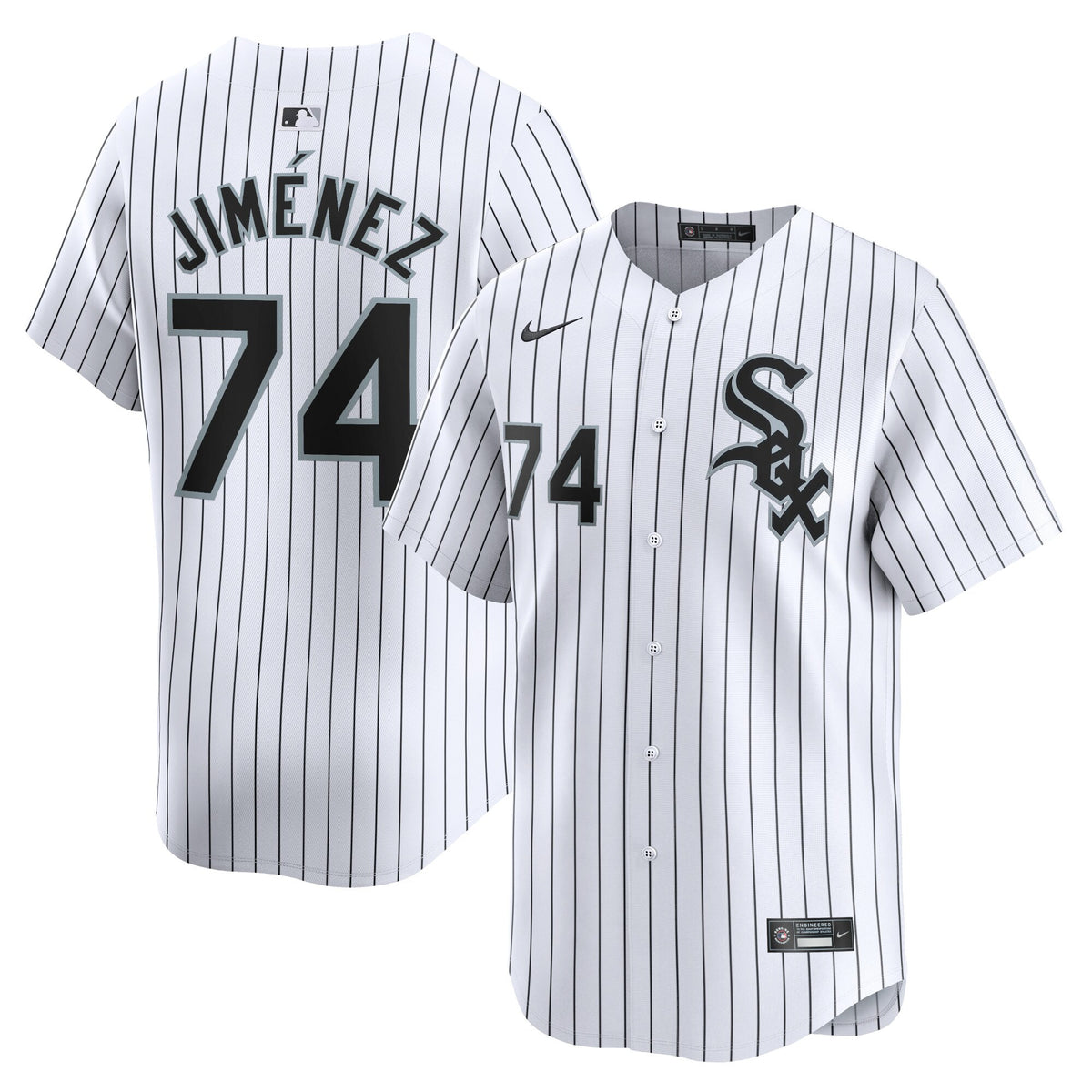 Eloy Jimenez Chicago White Sox white Limited jersey