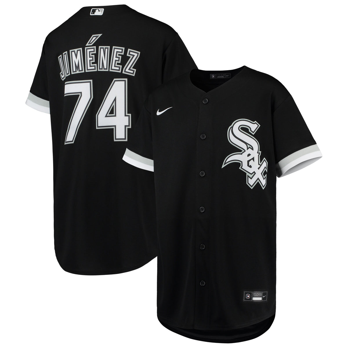 Eloy Jimenez Chicago White Sox black Alternate jersey