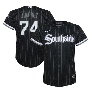 Eloy Jimenez Chicago White Sox black City Connect jersey