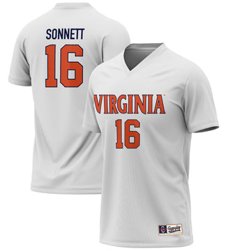 Emily Sonnett Alumni Virginia Cavaliers white jersey