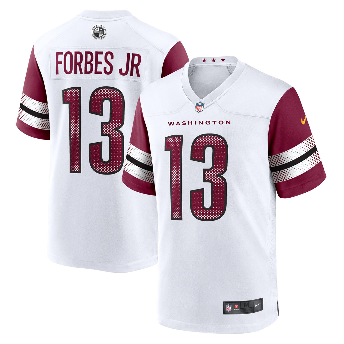 Emmanuel Forbes Jr Washington Commanders white Away jersey