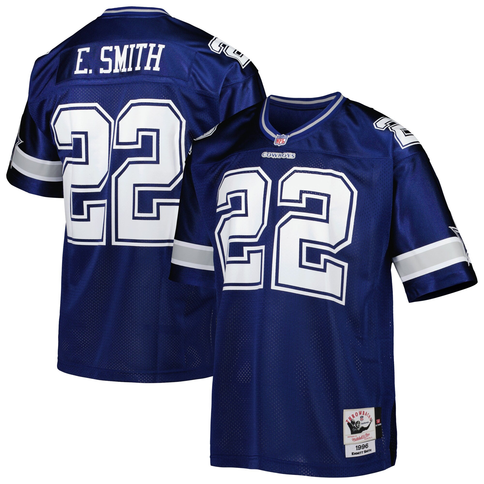 Emmitt Smith Dallas Cowboys navy Throwback jersey