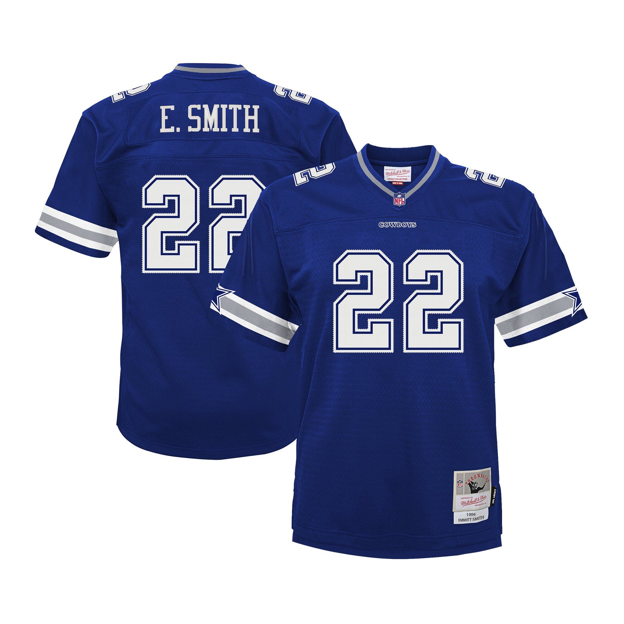 Emmitt Smith Dallas Cowboys navy jersey