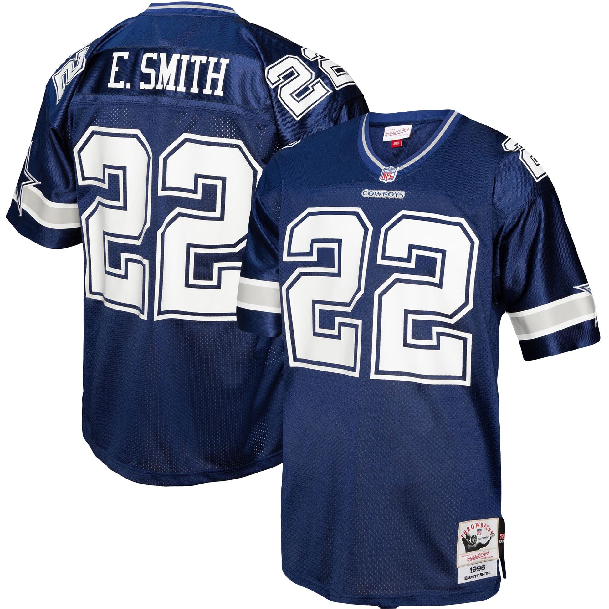 Emmitt Smith Dallas Cowboys navy jersey