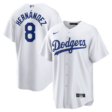 Enrique Hernandez Los Angeles Dodgers white Home jersey